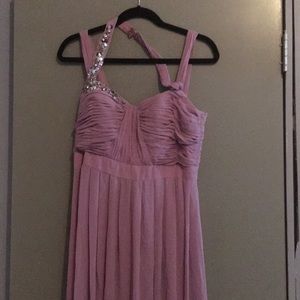 Adrianna Papell chiffon beaded maxi dress